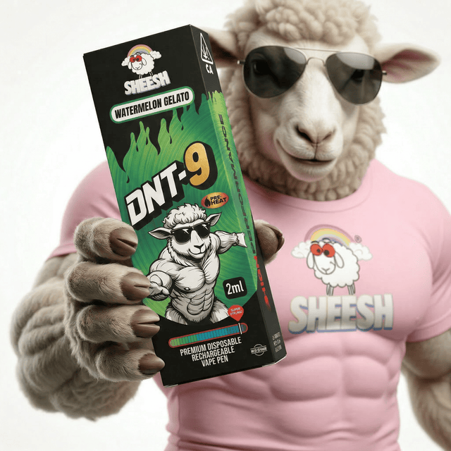 SHEESH - DNT9 Vape - Watermelon Gelato - 2ml
