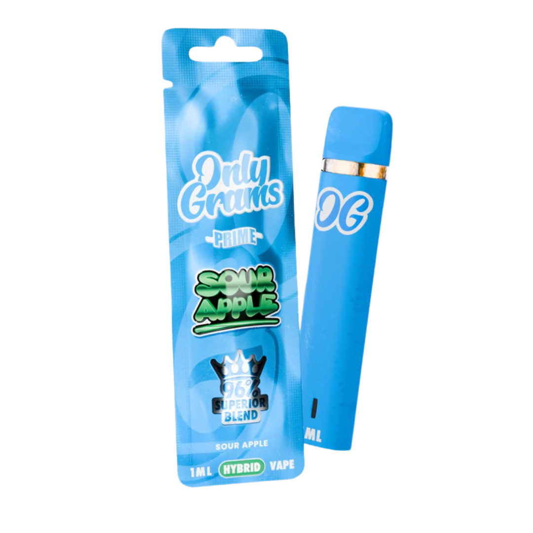 OnlyGrams - Sour Apple - Superior Blend - Einweg Vape