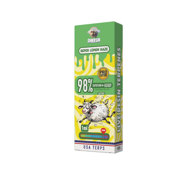 SHEESH - Superior Vape Pro Edition - Super Lemon Haze - 1ml Einweg Vape