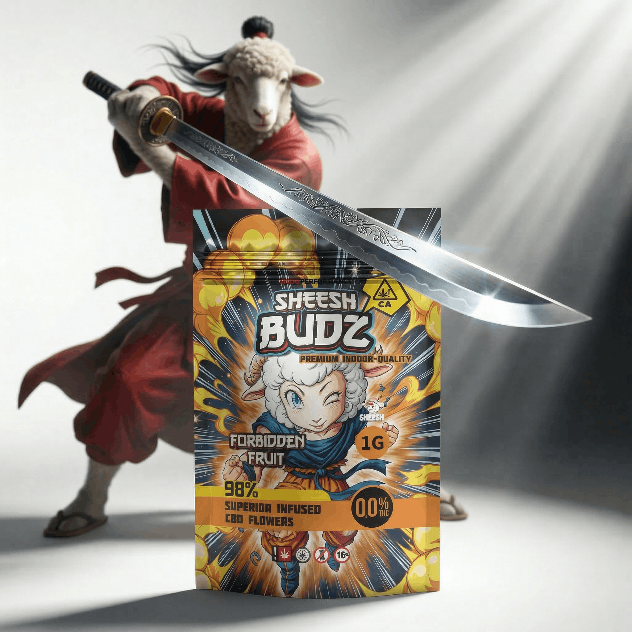 SHEESH BUDZ - CBD Blüten - Forbidden Fruit - 1g