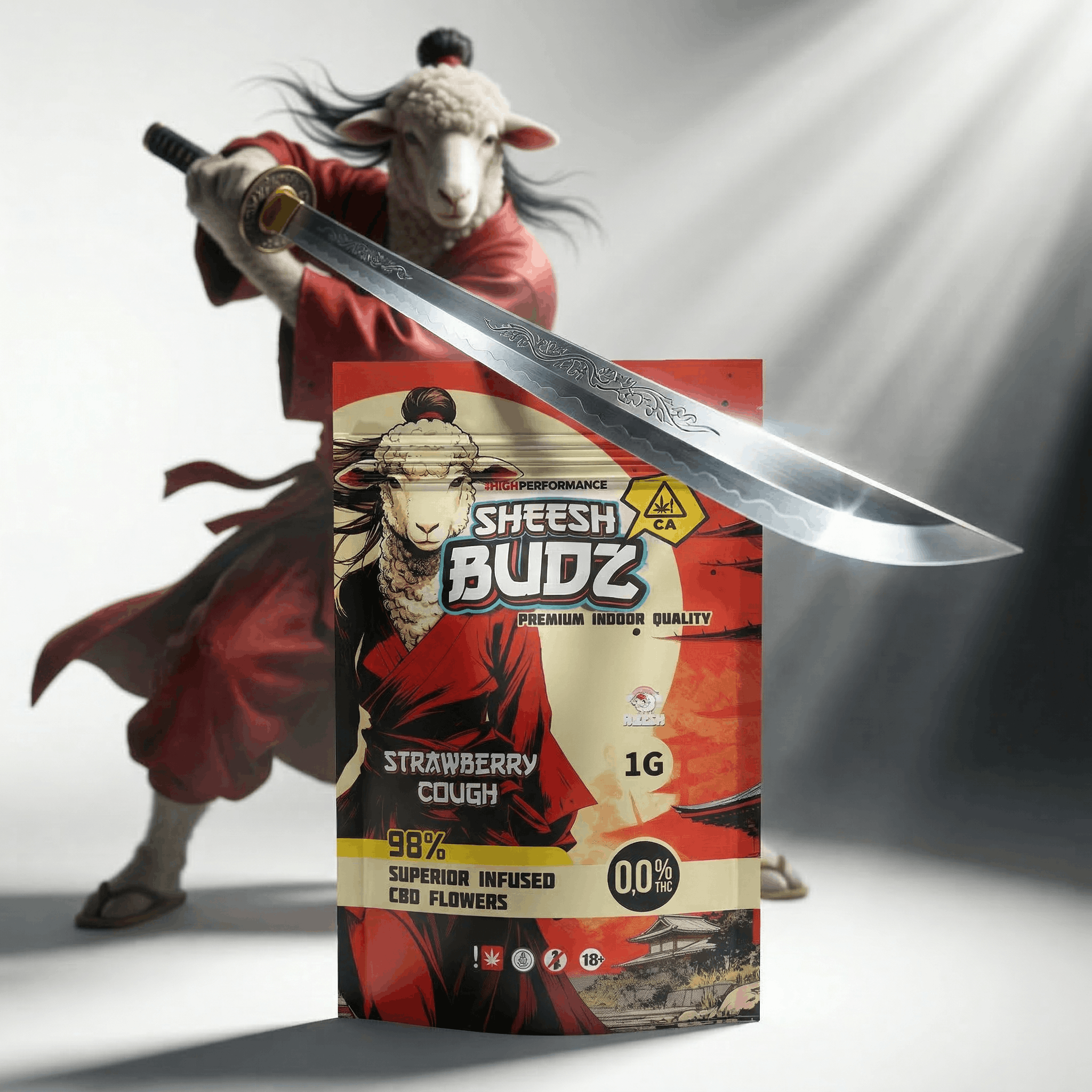 SHEESH BUDZ  - Strawberry Cough - 1g