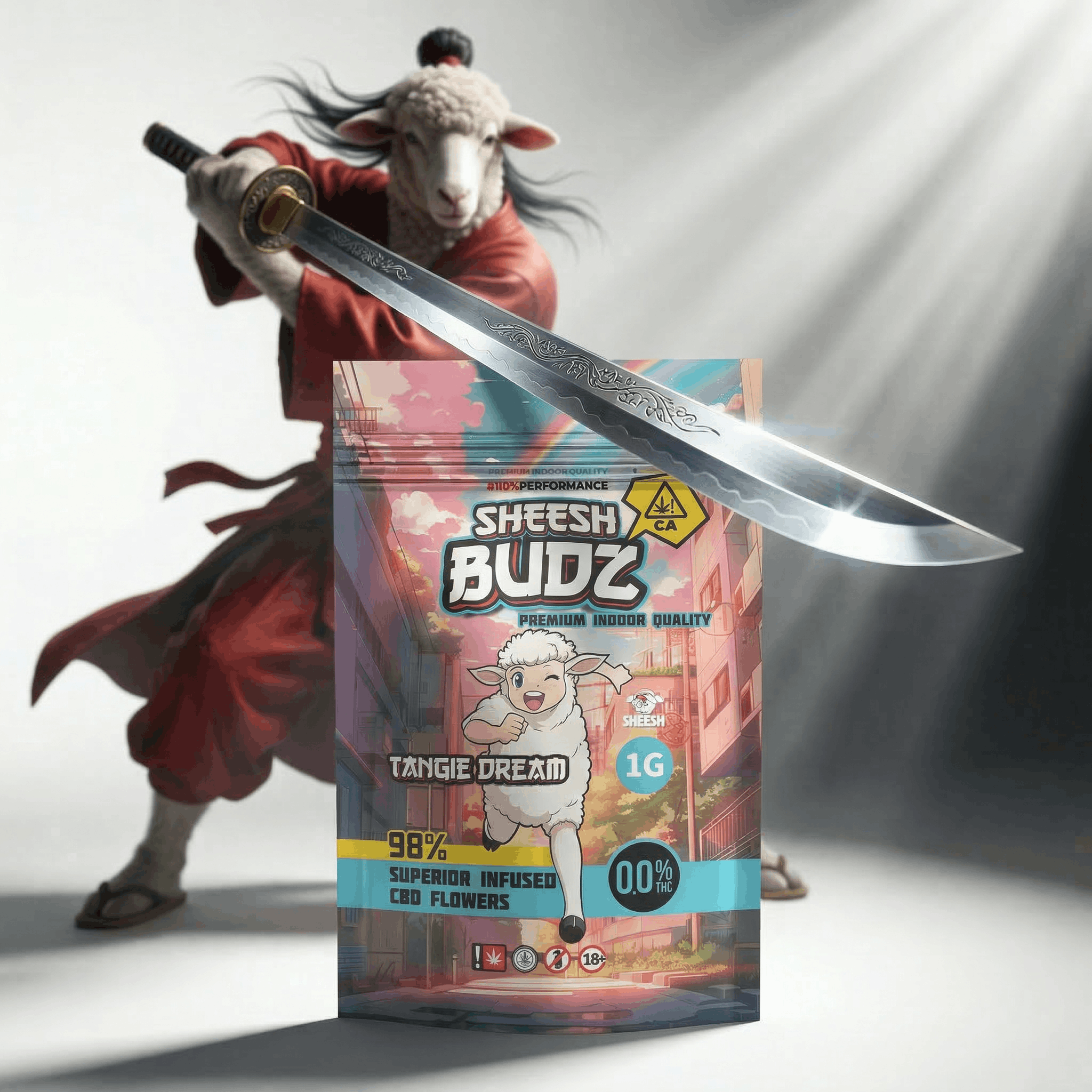 SHEESH BUDZ - CBD Blüten - Tangie Dream - 1g