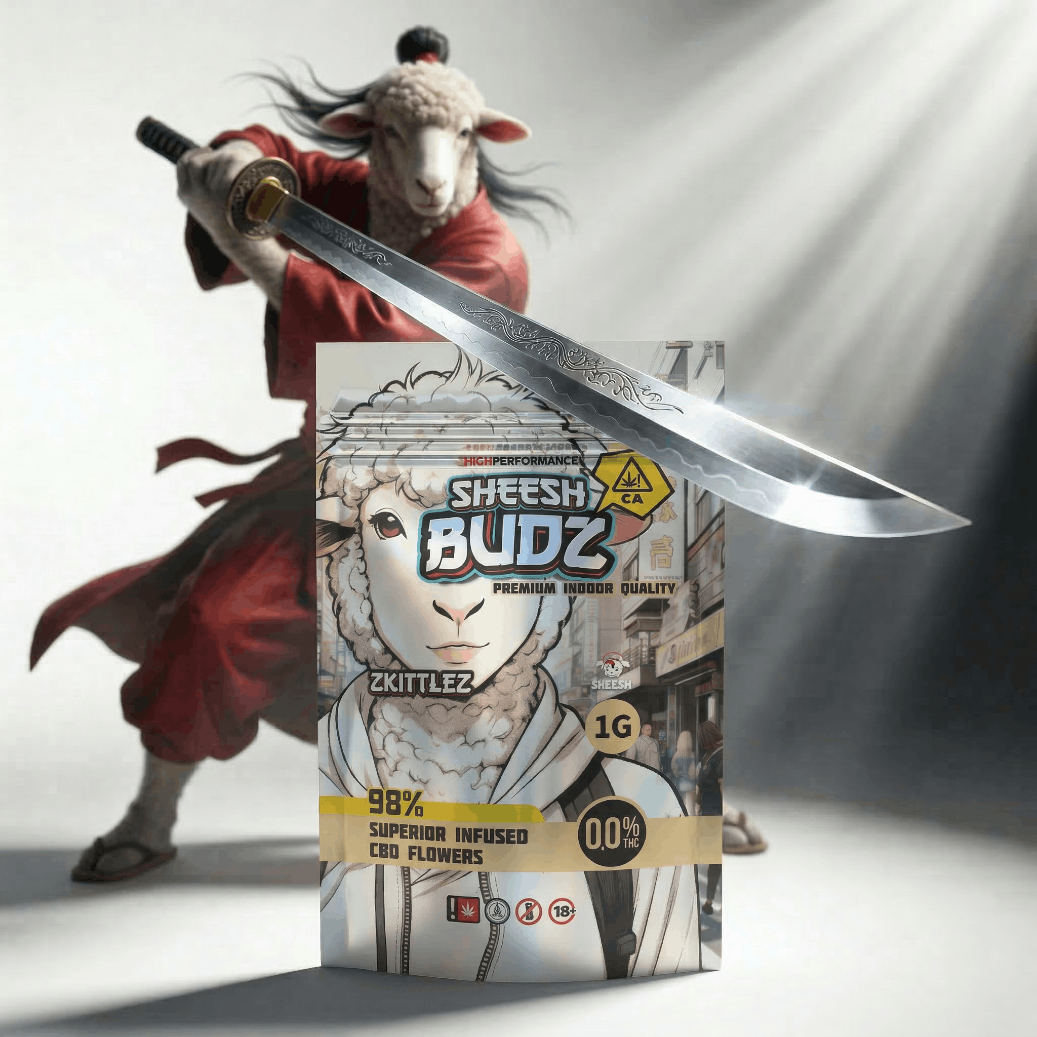 SHEESH BUDZ - CBD Blüten - Zkittlez - 1g