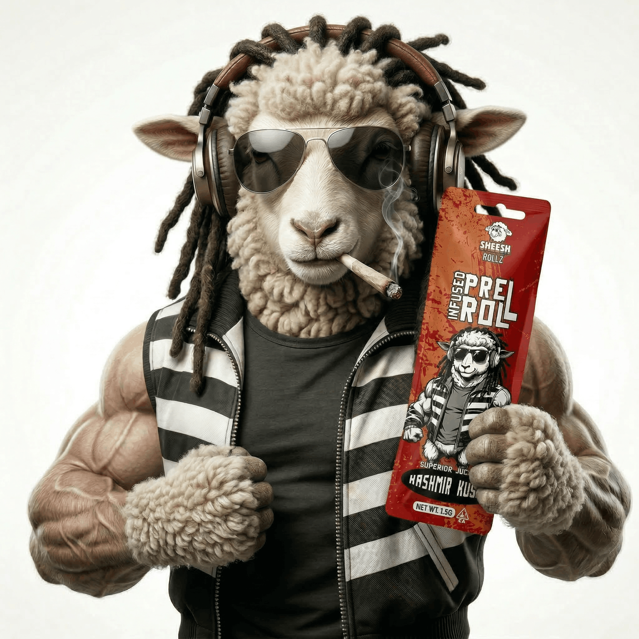 SHEESH Rollz - Kashmir Kush - 1,5g Pre Roll