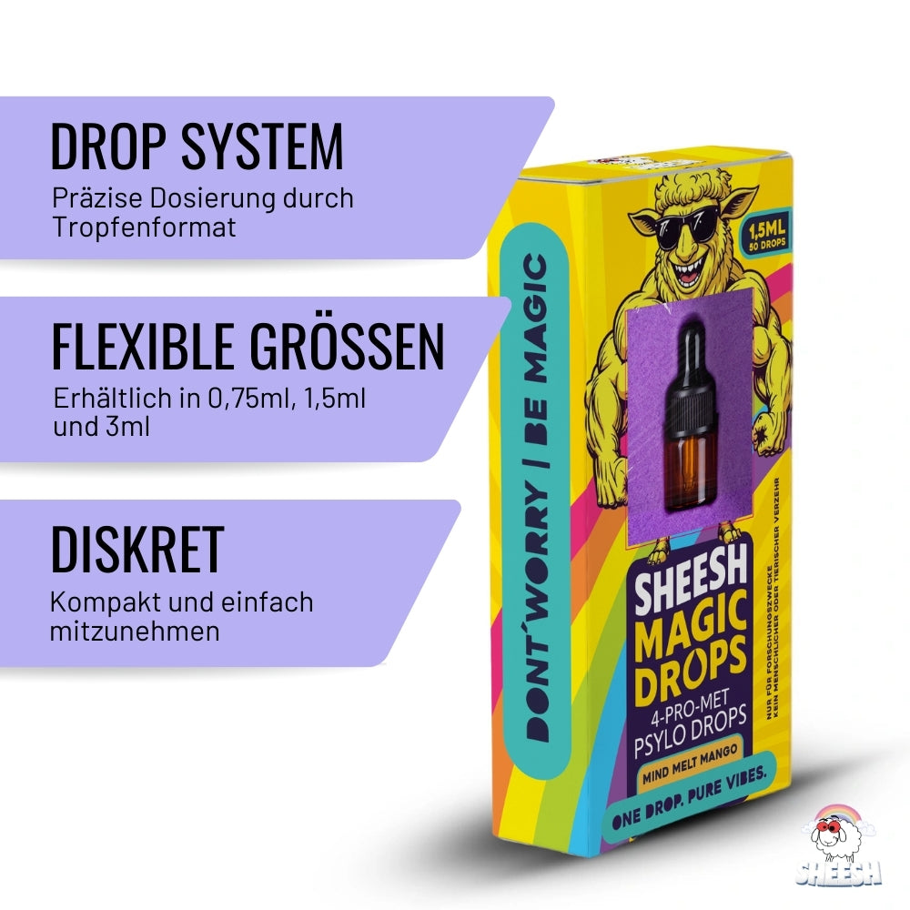 SHEESH - Magic Drops - Mind Melt Mango - 4-Pro-MET