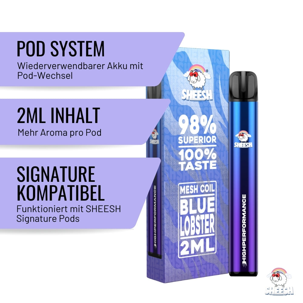 SHEESH - True Taste Line - Blue Lobster - Superior Vape 2ml