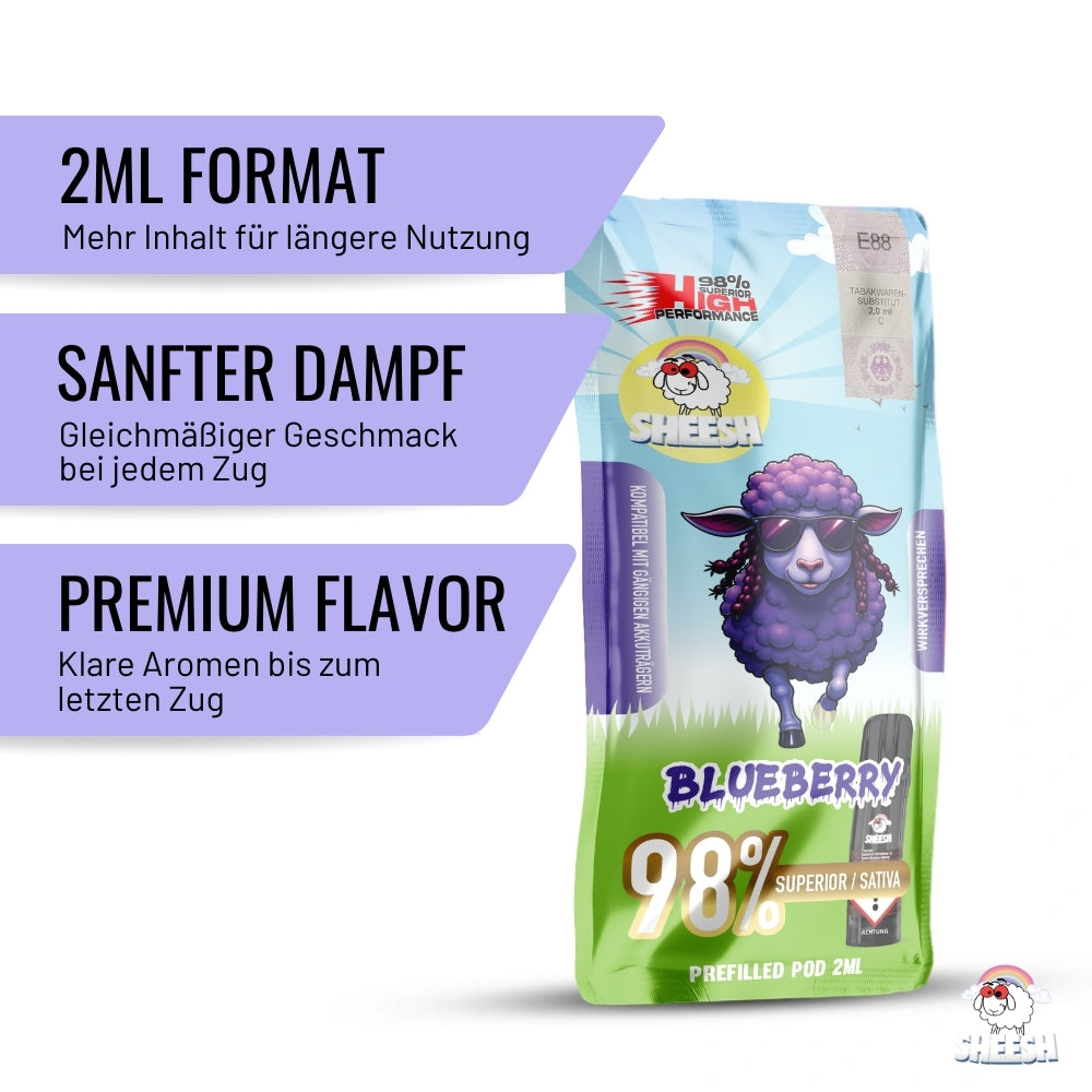 SHEESH - Signature Pod -  Blueberry - Superior