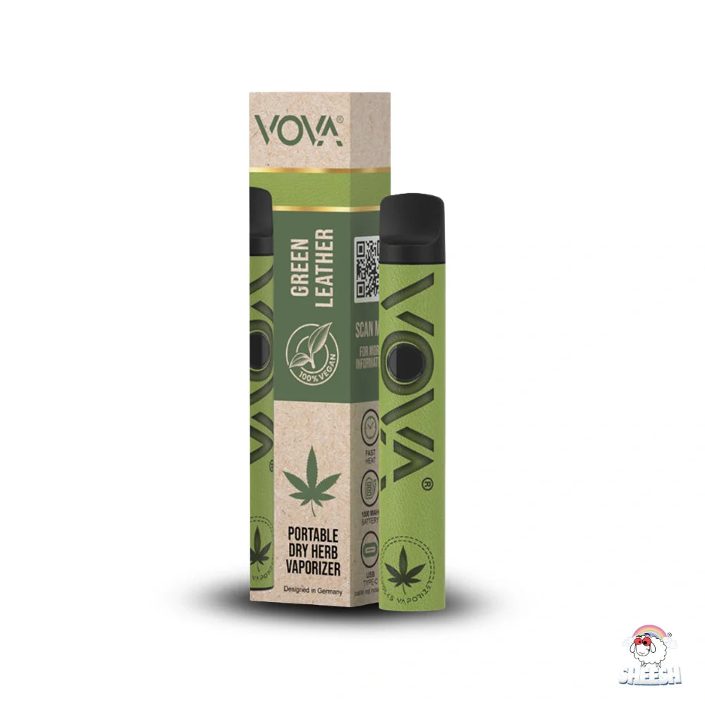 VOVA - Vaporizer - Green Leather - bubatzlegal24