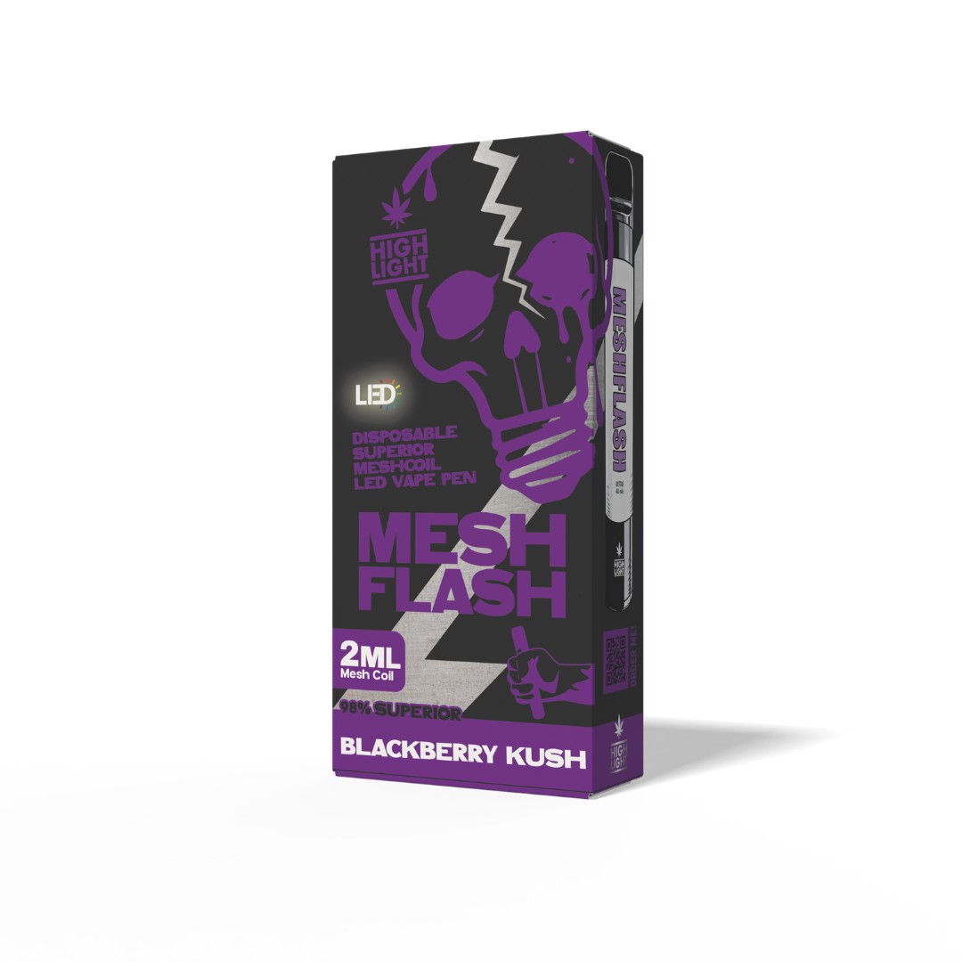 Mesh Flash - Blackberry Kush - Superior Blend - Einweg Vape