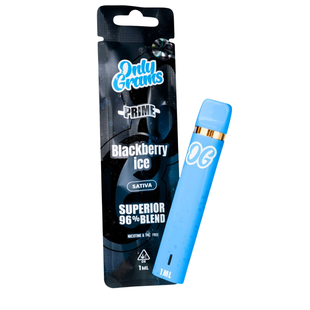 OnlyGrams - Blackberry Ice - Superior Blend - Einweg Vape