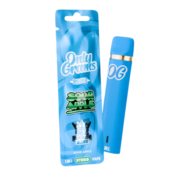 OnlyGrams - Sour Apple - Superior Blend - Einweg Vape