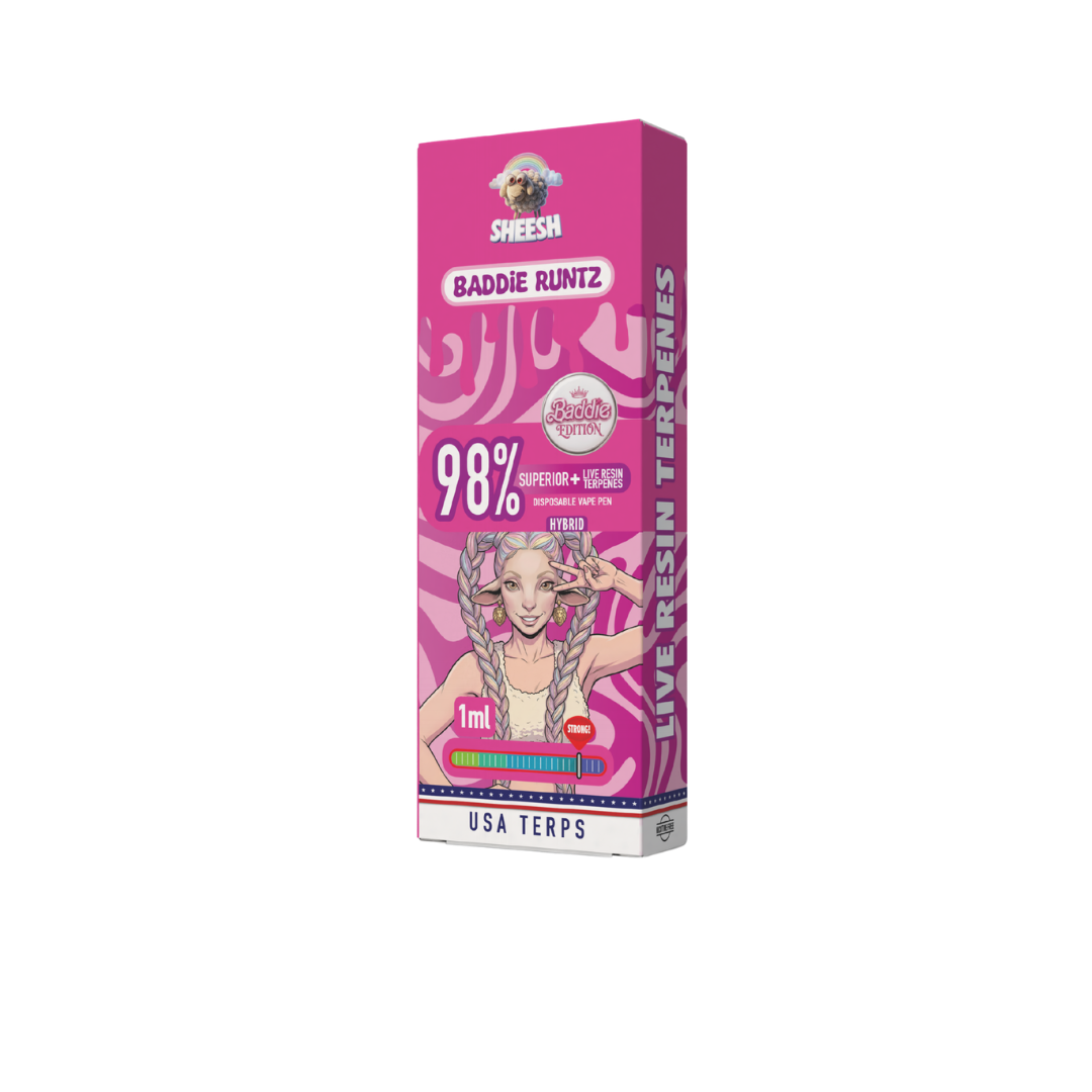 SHEESH Superior Pro Baddie Edition - Baddie Runtz - 1ml Einweg Vape