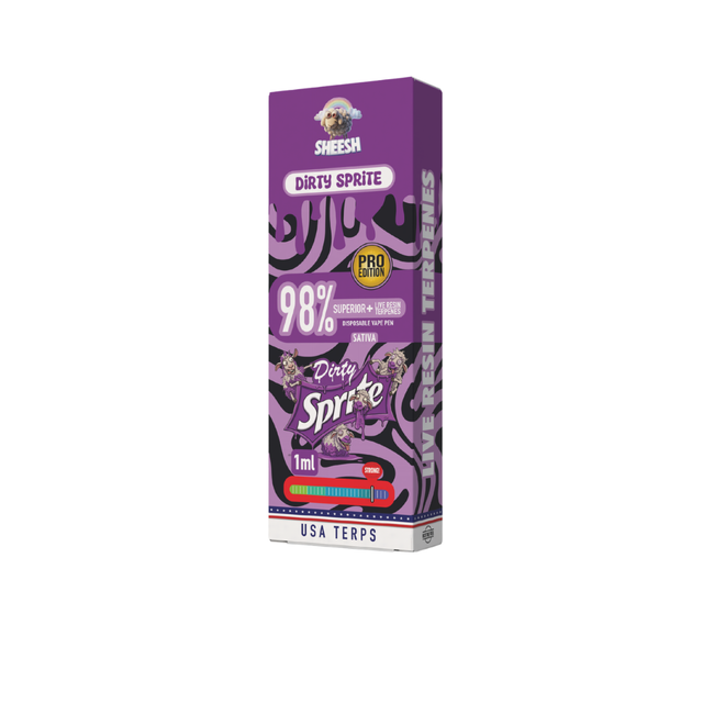 SHEESH - Superior Vape Pro Edition - Dirty Sprite - 1ml Einweg Vape