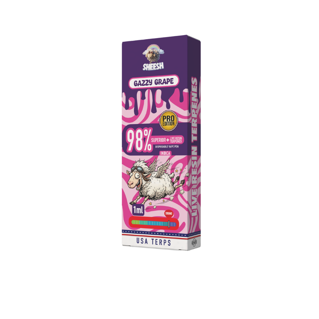 SHEESH Superior Pro Edition - Gazzy Grape - 1ml Einweg Vape