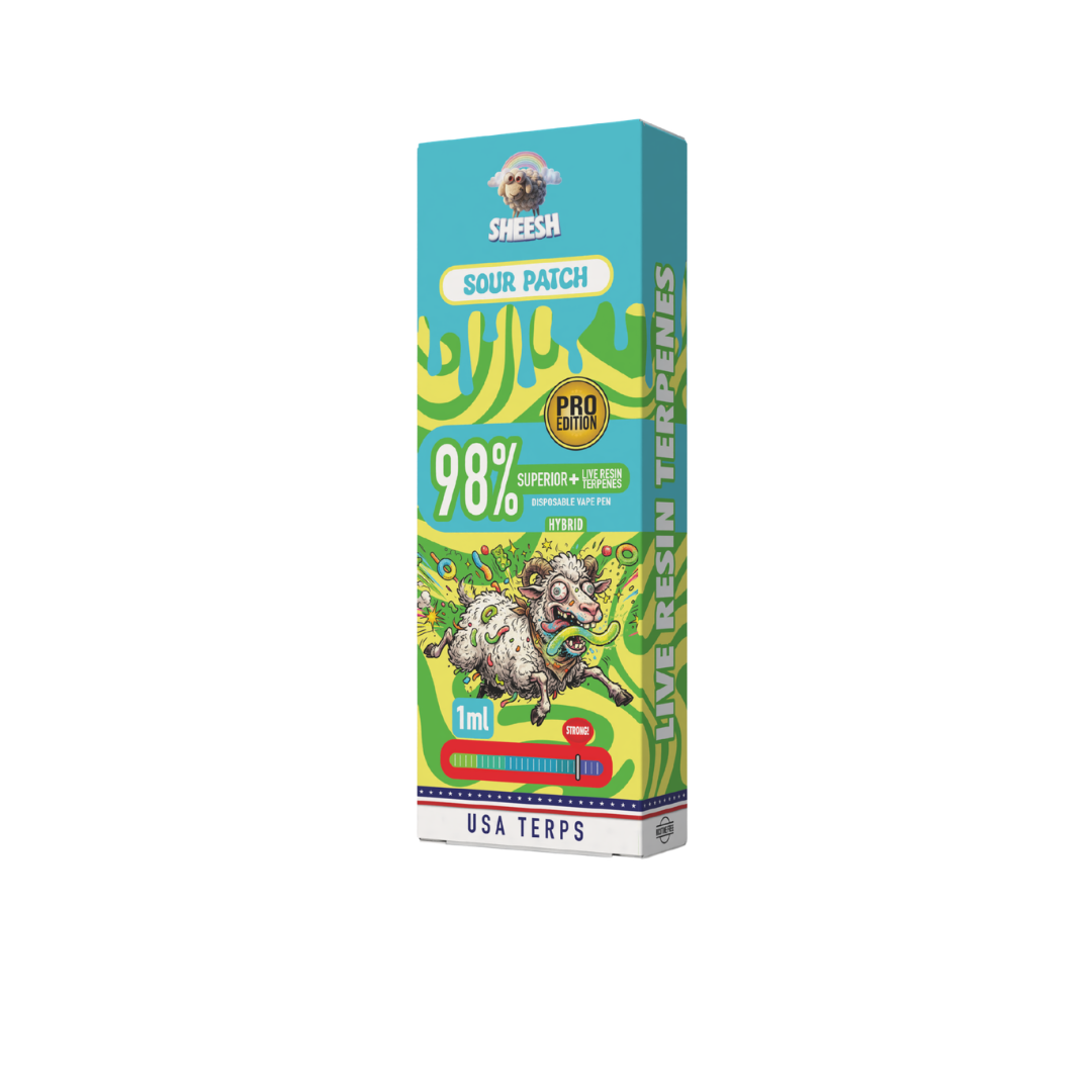 SHEESH Superior Pro Edition - Sour Patch - 1ml Einweg Vape