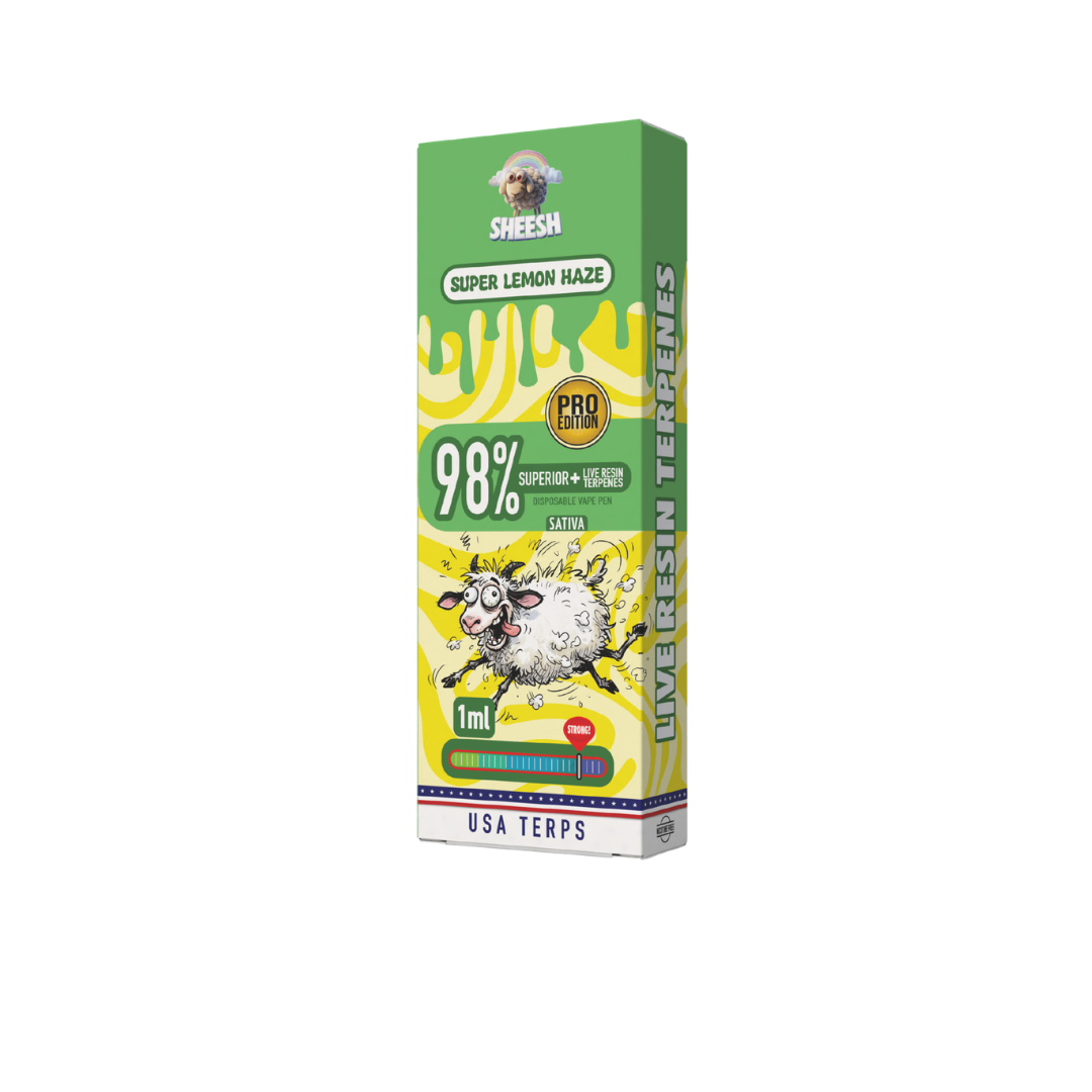 SHEESH Superior Pro Edition - Super Lemon Haze - 1ml Einweg Vape